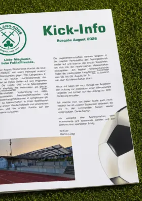 Titelseite der Kick-Info Januar 2026